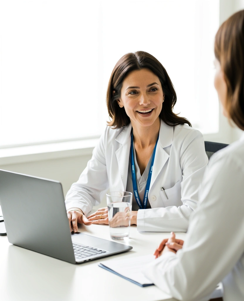 Dietetyk NutriKlub prowadzi konsultację